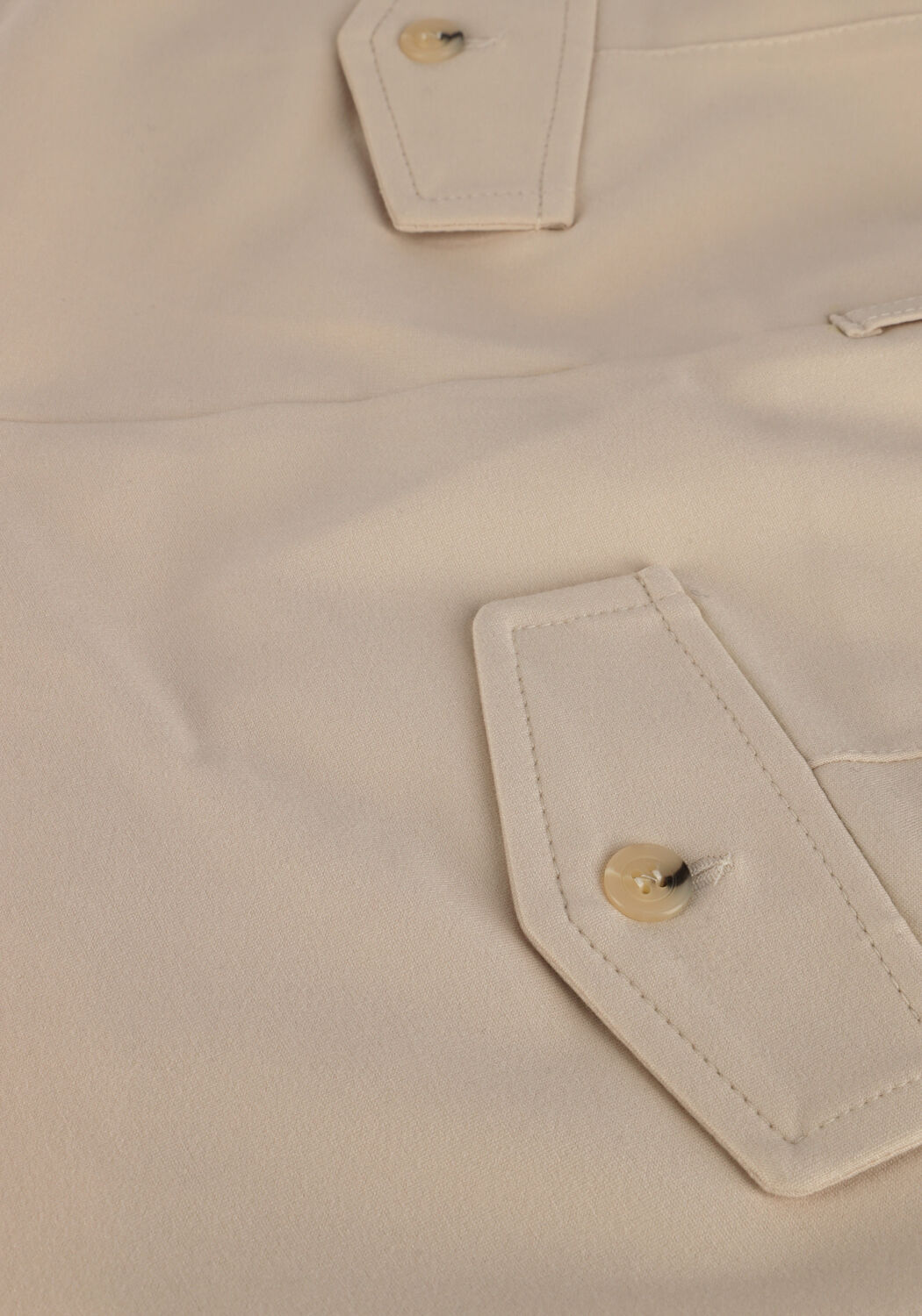 Witte SUMMUM Flared broek TROUSERS PUNTO MILANO - large