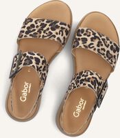 Bruine GABOR Platte sandalen 744.4 Bruine GABOR Platte sandalen 744.4 - medium