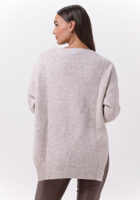 Grijze PENN & INK Trui PULLOVER SPLITT - large