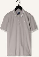 Lichtgrijze G-STAR RAW Polo DUNDA SLIM STRIPE POLO S/S Lichtgrijze G-STAR RAW Polo DUNDA SLIM STRIPE POLO S/S - medium