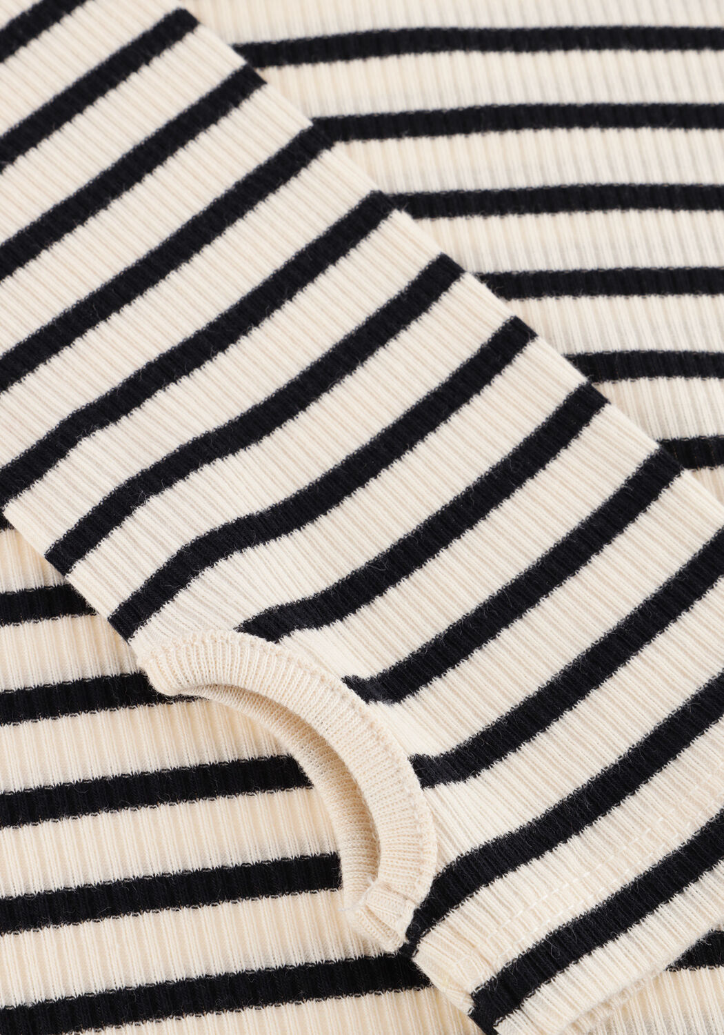 Creme PENN & INK Trui LONGSLEEVE STRIPE - large