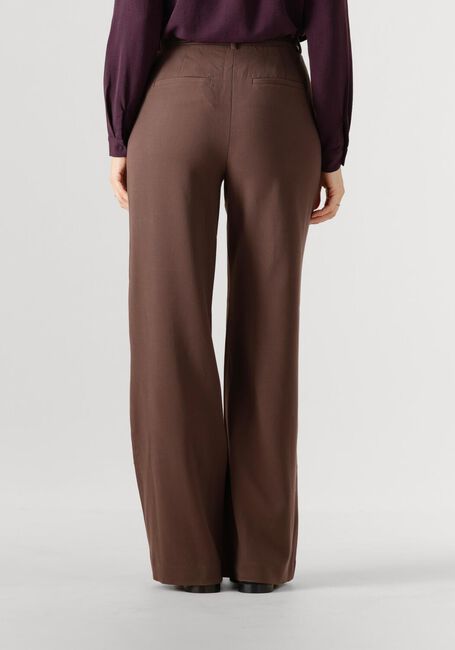 Bruine MSCH COPENHAGEN Wijde broek MSCHMACY MICHELLE HW WIDE PANTS LONG - large