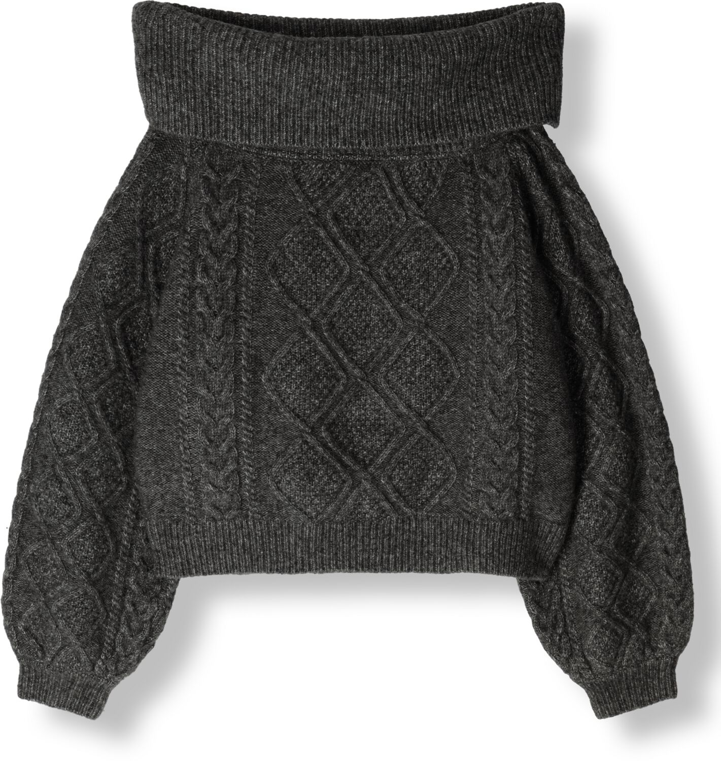 GESTUZ Dames Truien & Vesten Adiegz Off Shoulder Grijs