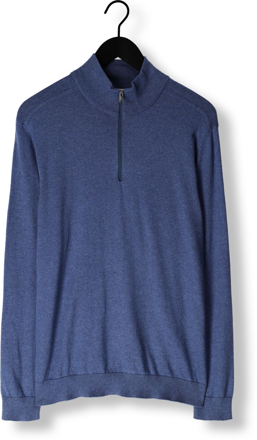 SELECTED HOMME Heren Truien & Vesten Slhberg Half Zip Cardigan Noos Blauw