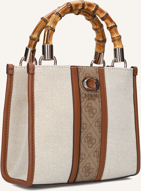 Bruine GUESS Schoudertas KERIMA BAMBOO CPMT MINI TOTE Bruine GUESS Schoudertas KERIMA BAMBOO CPMT MINI TOTE - large