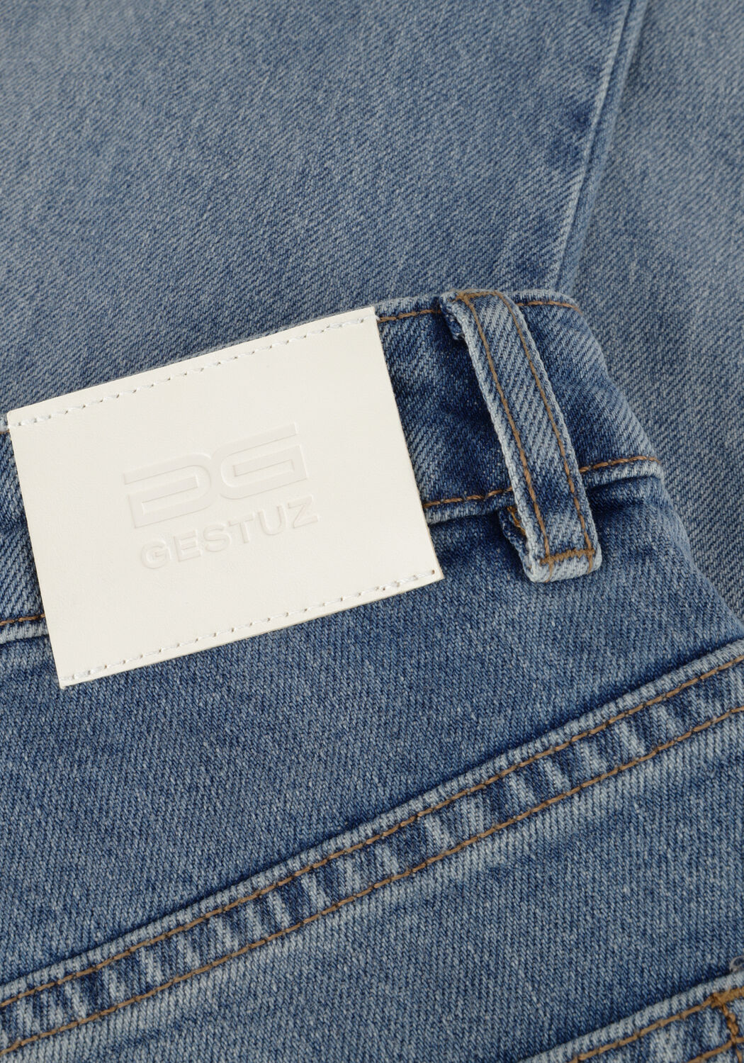 Blauwe GESTUZ Wide jeans ZOLINAGZ HW WIDE JEANS - large