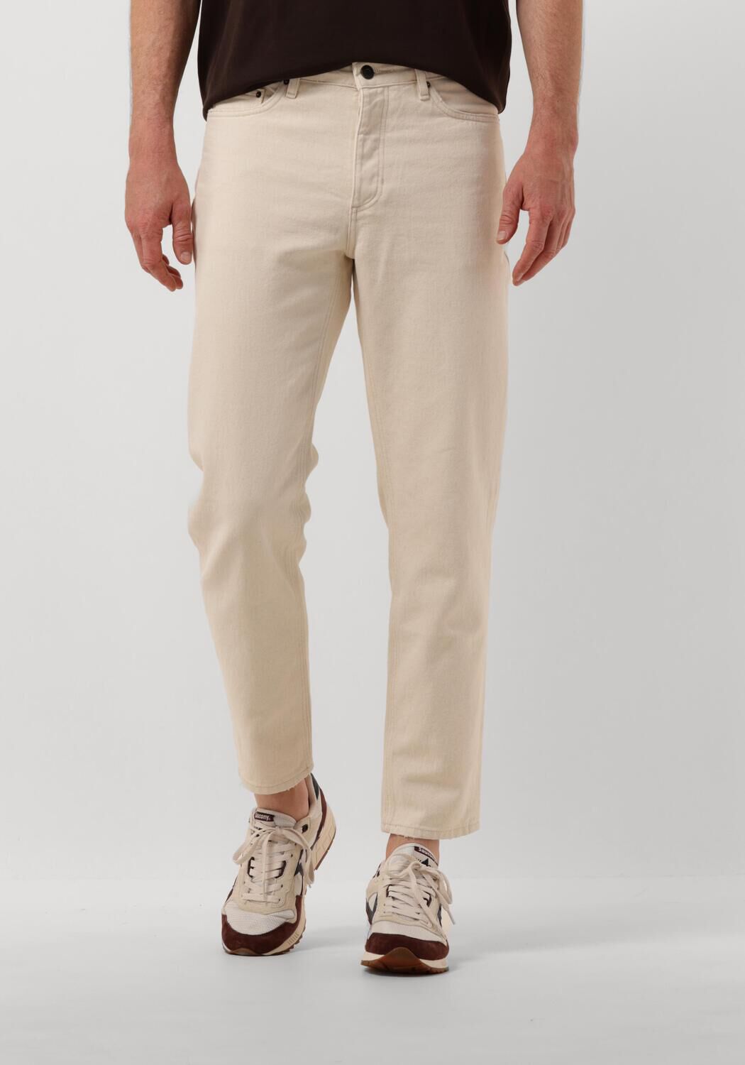 American vintage Slim Fit Snopdog Jeans in Ecru Beige Heren