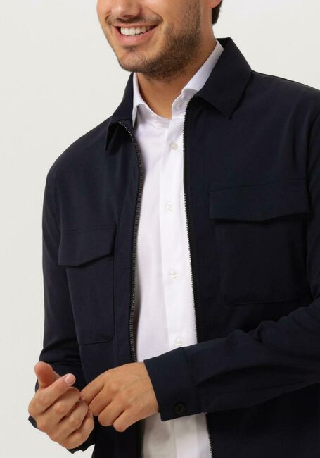 Donkerblauwe GENTI Overshirt S8286-1967 - large