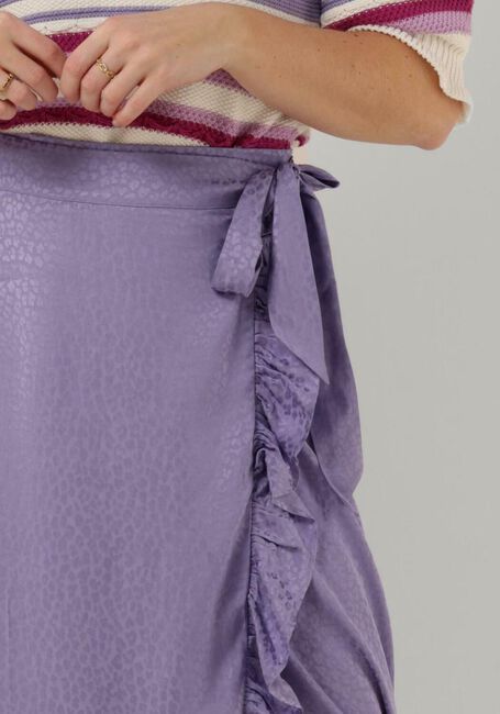 Paarse FABIENNE CHAPOT Midirok BOBO FRILL SKIRT 216 - large