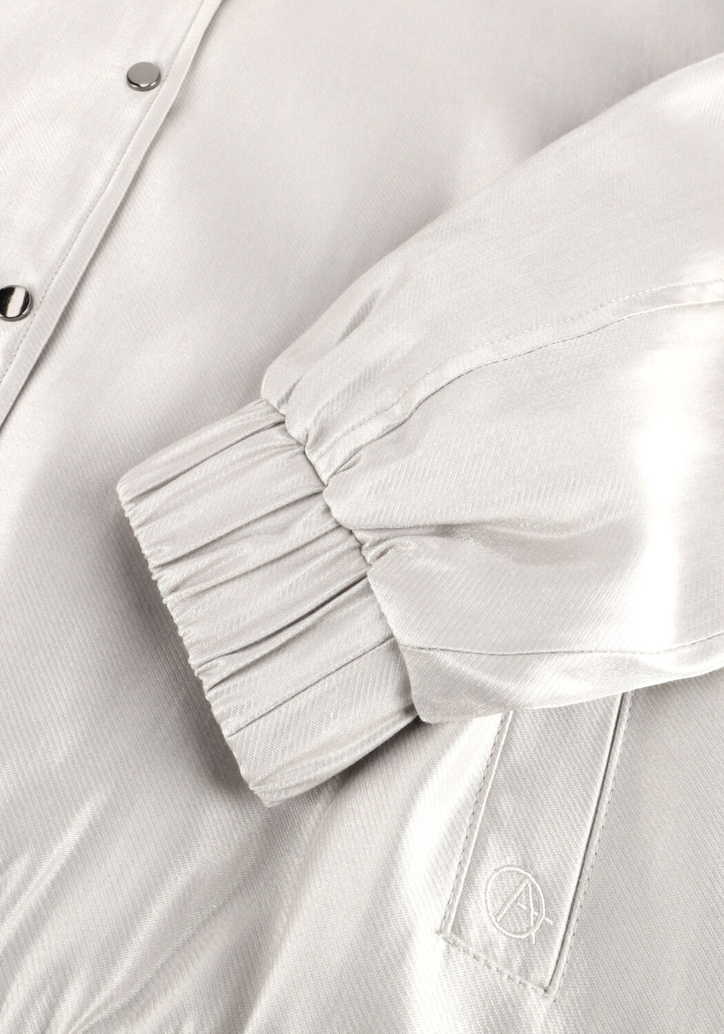 Zilveren AIMEE THE LABEL Jack JOY BOMBER JACKET - large