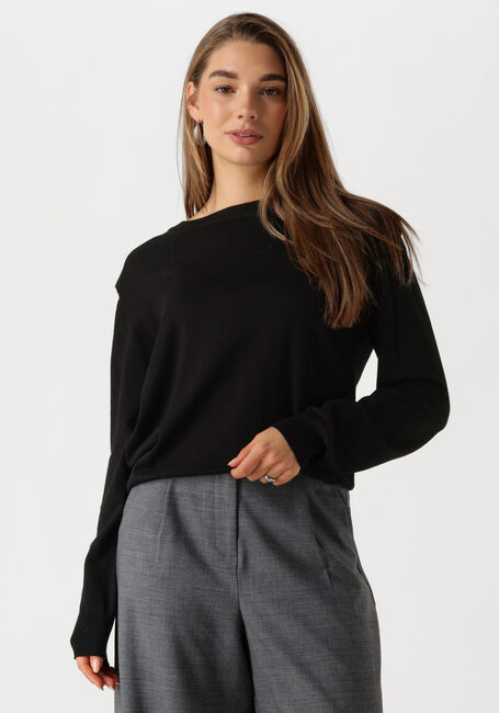 Zwarte MINUS Trui MSMEKIRA SOLID KNIT PULLOVER - large