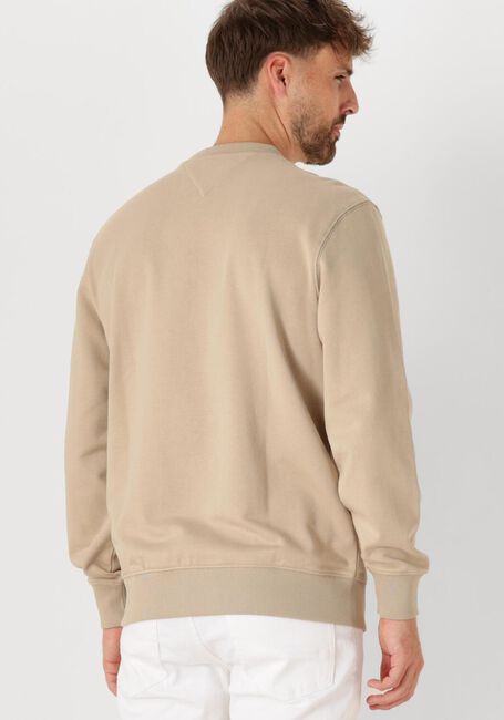 Khaki TOMMY HILFIGER Trui ESSENTIAL TERRY CREWNECK - large