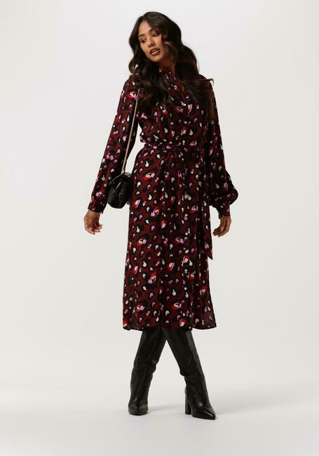 Rode POM AMSTERDAM Maxi jurk DRESS 7056 - large