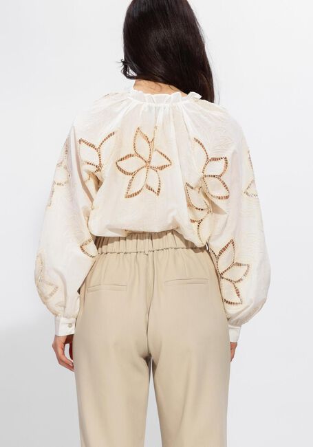 Gebroken wit NUKUS Blouses BRIDGET BLOUSE EMBROIDERY - large