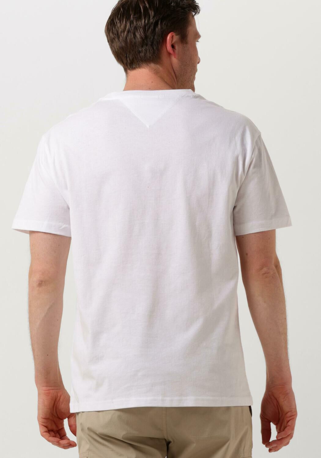 TOMMY JEANS Heren Polo's & T-shirts Tjm Reg Tommy Varsity Sport Tee Wit