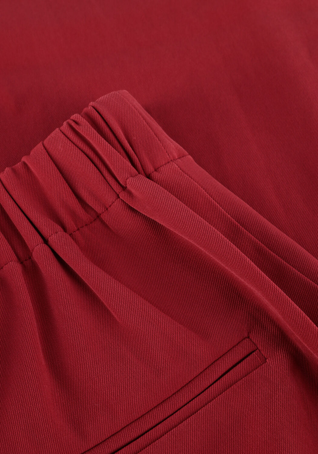 Rode YDENCE Wijde broek PANTS SOLANGE TALL - large