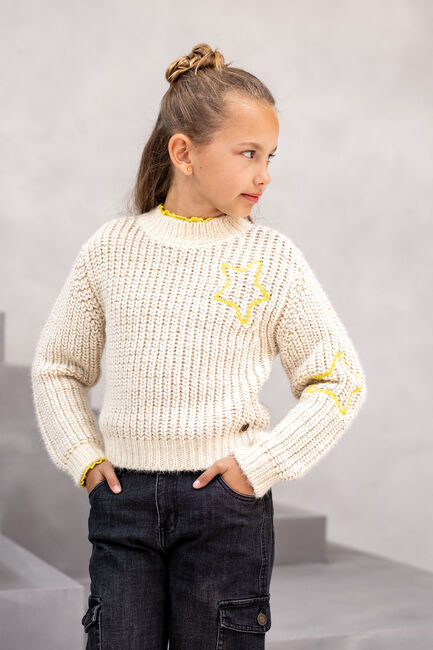 Beige LIKE FLO Trui DONYA KNITTED SWEATER - large