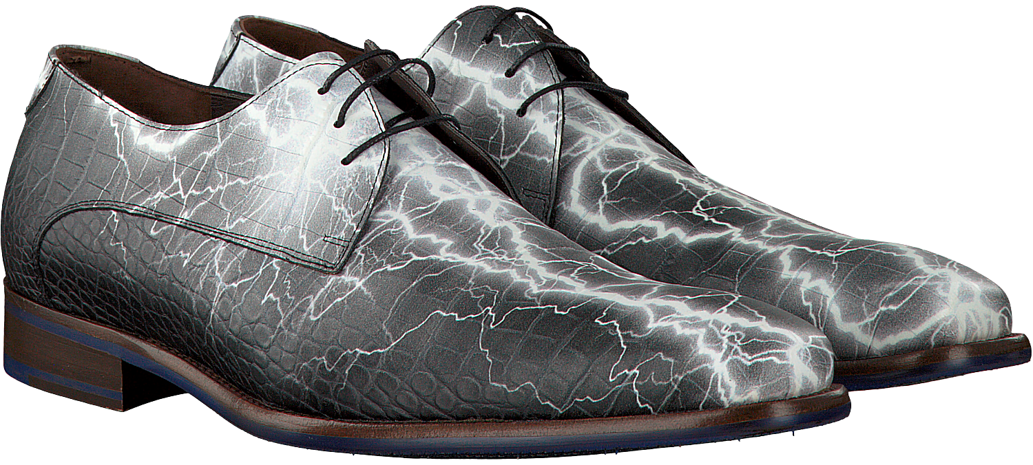 Grijze Floris Van Bommel Nette Schoenen 14267 Omoda