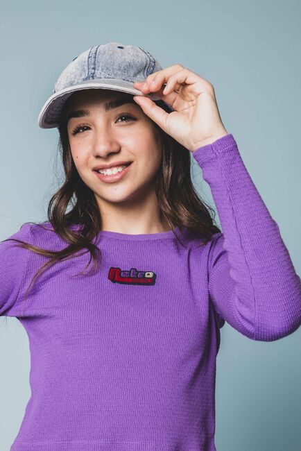 Paarse LOOXS 10sixteen Tops & T-shirts 2501-5425 - large