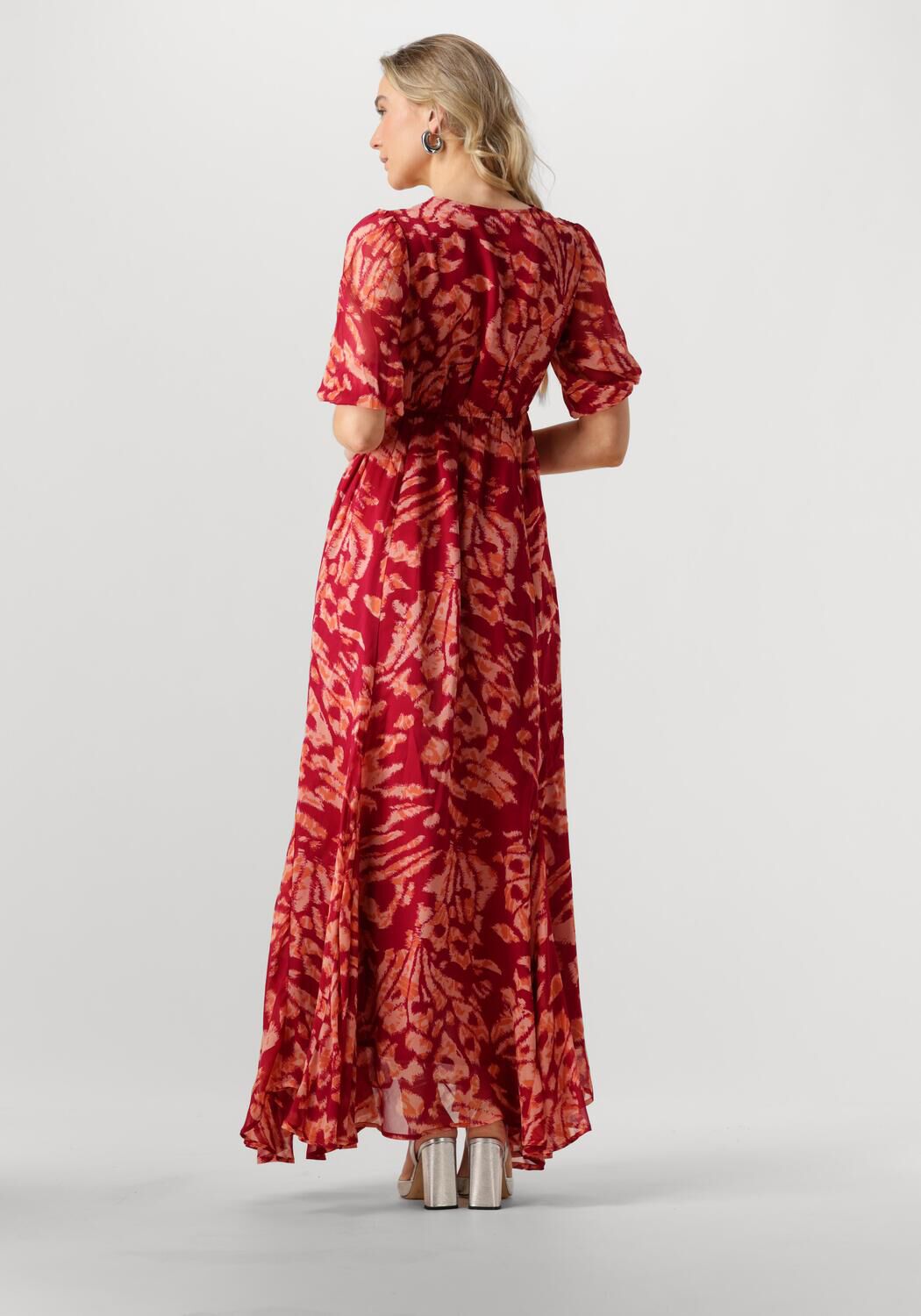 NOTRE-V Dames Jurken Nv-fiore Maxi Rood