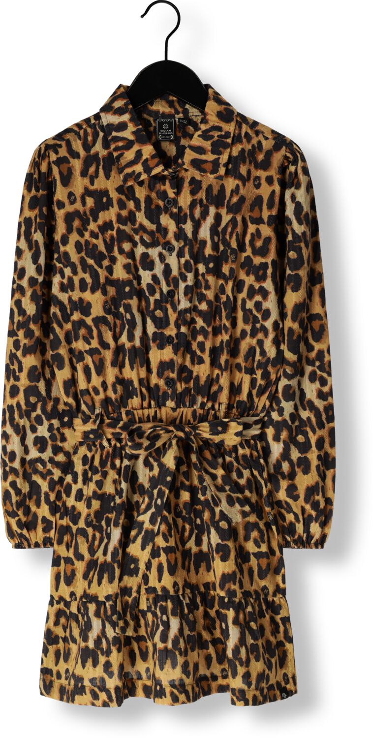INDIAN BLUE JEANS Meisjes Jurken Leopard Dress Zand