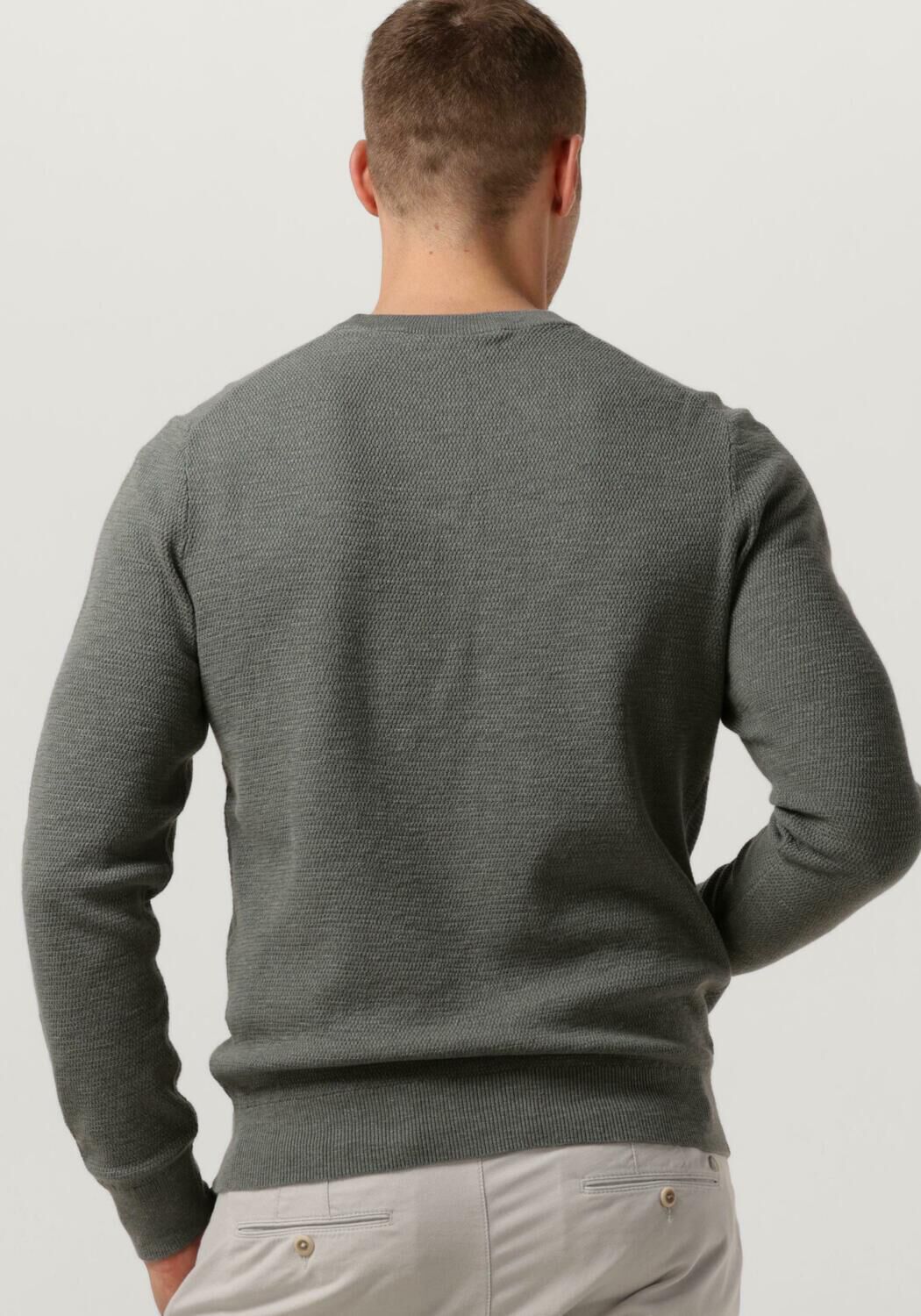 PROFUOMO Heren Truien & Vesten Pullover Crew Neck Mint