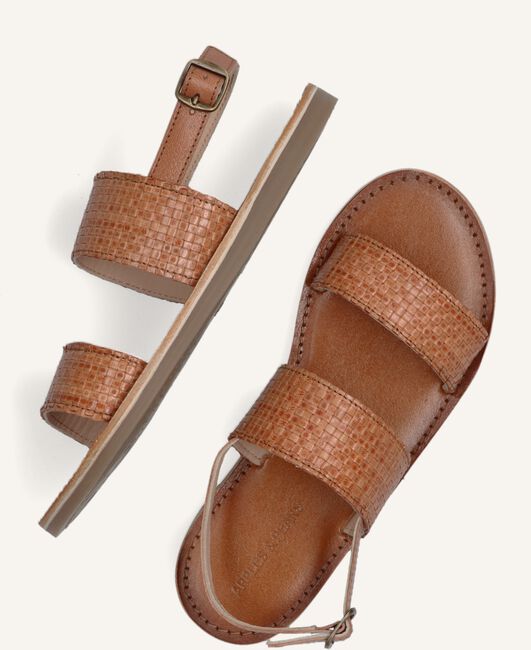 Cognac APPLES & PEARS Platte sandalen HAZE Cognac APPLES & PEARS Platte sandalen HAZE - large