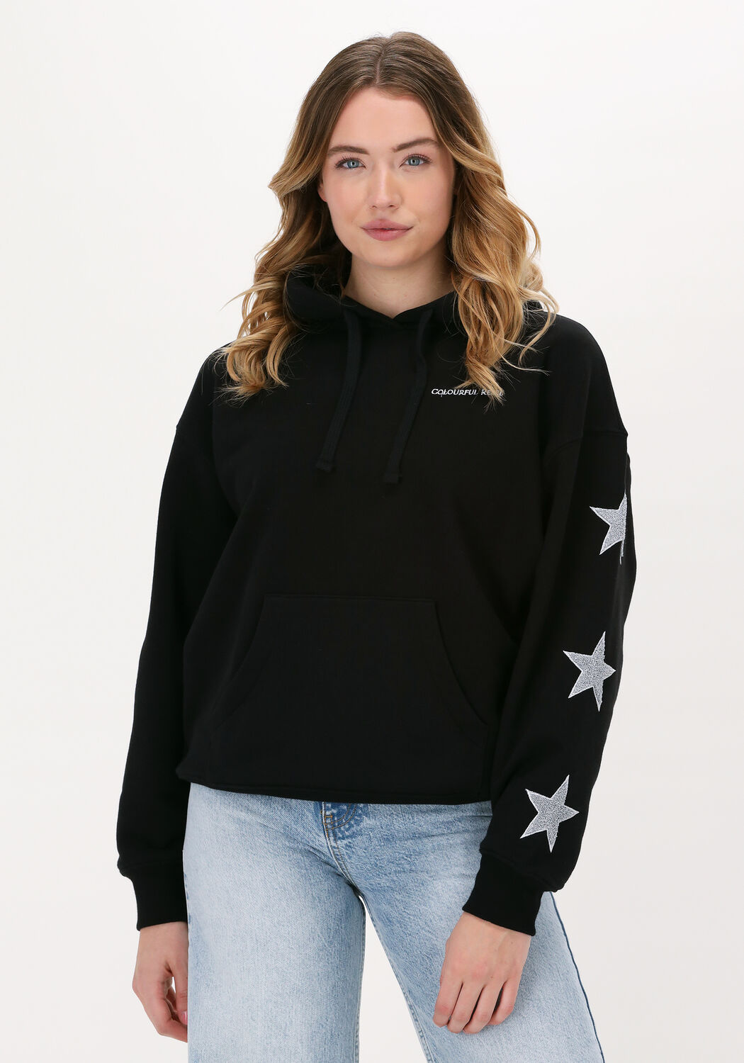 Zwarte COLOURFUL REBEL Sweater STAR 