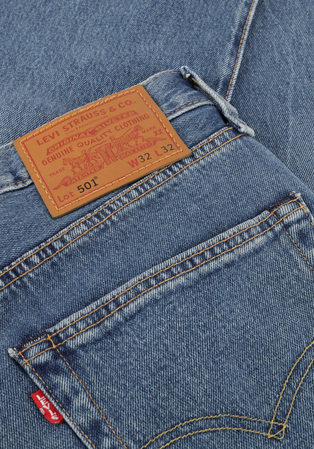 Blauwe LEVI'S Straight leg jeans 501 LEVIS ORIGINAL FIT - large