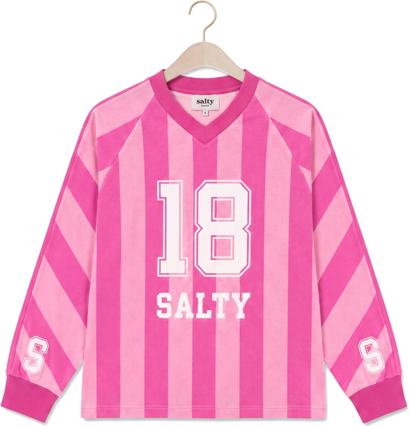 SALTY STITCH Meisjes Tops & T-shirts Salty Sport Tee Stripes Roze