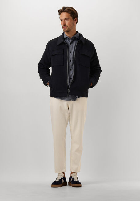 Donkerblauwe DSTREZZED Jack COLTON WOOL JACKET - large