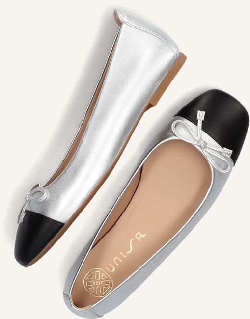 Zilveren UNISA Ballerina's BELLE Zilveren UNISA Ballerina's BELLE - large