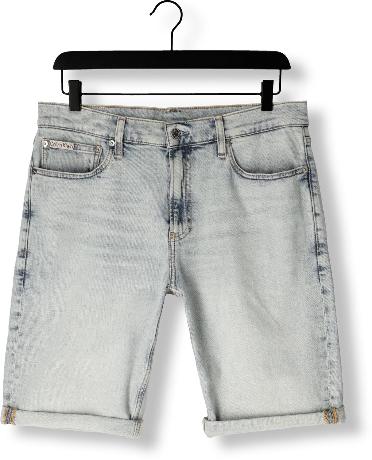 CALVIN KLEIN Heren Jeans Slim Short Lichtblauw