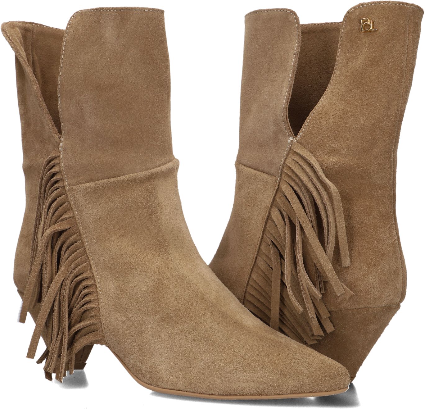BABOUCHE Beige Enkellaarsjes Elsie