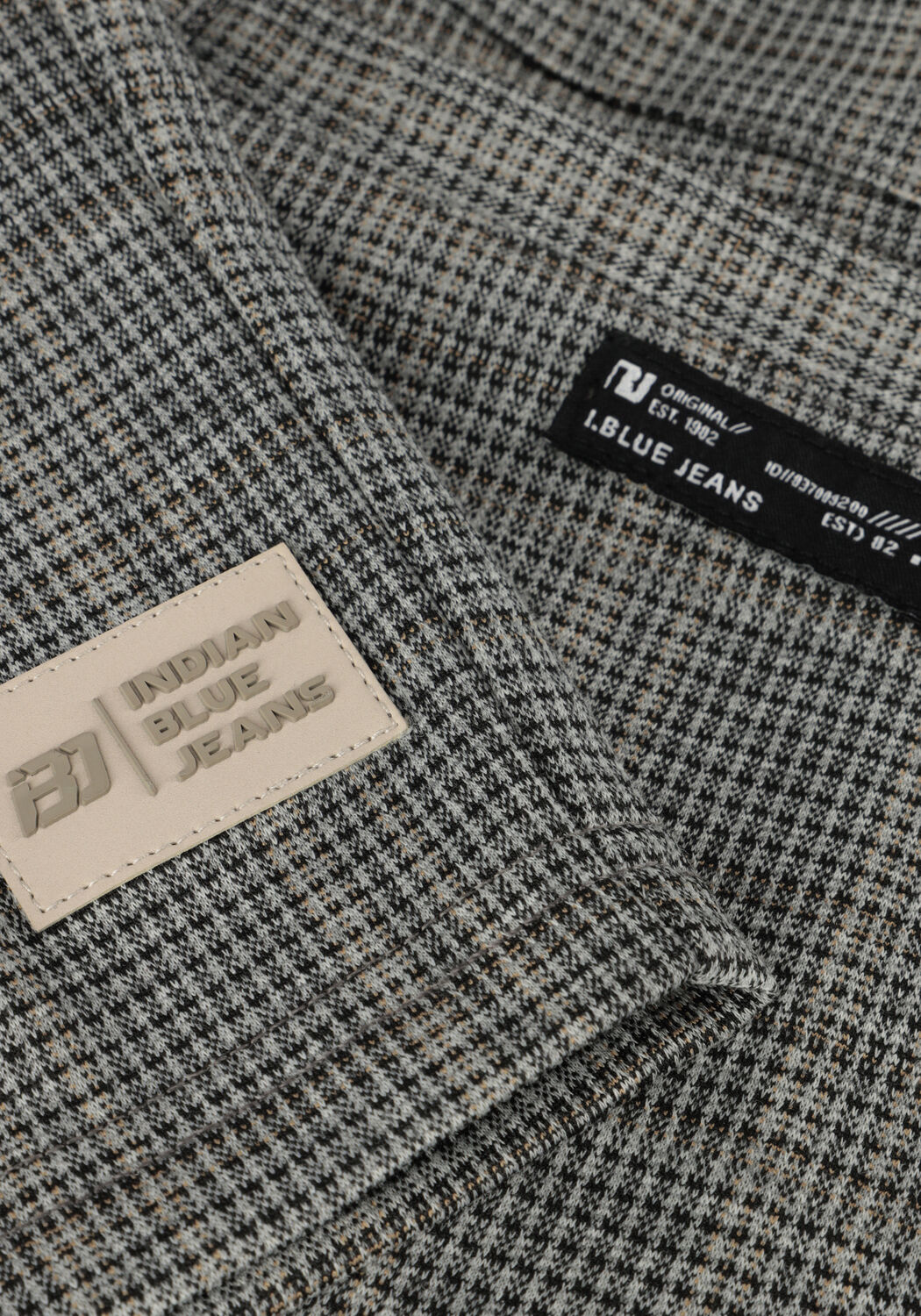 Zand INDIAN BLUE JEANS Korte broek JOG SHORT CHECK ZIP - large