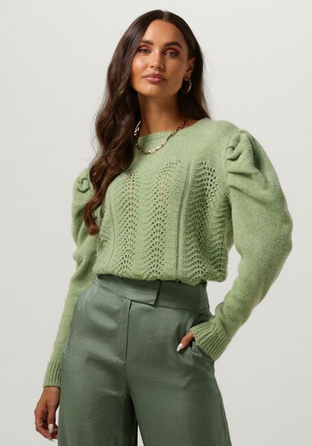 Groene AAIKO Trui VLINDER WO 350 - large