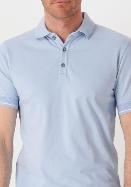 Lichtblauwe GENTI Polo POLO 3 BUTTON SS J2001-1212 - large
