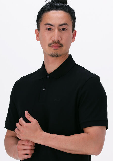 Zwarte BOSS BLACK Polo PALLAS - large