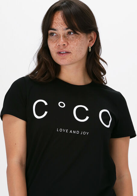 Speciaal Terzijde Bridge pier Zwarte CO'COUTURE T-shirt COCO SIGNATURE TEE | Omoda