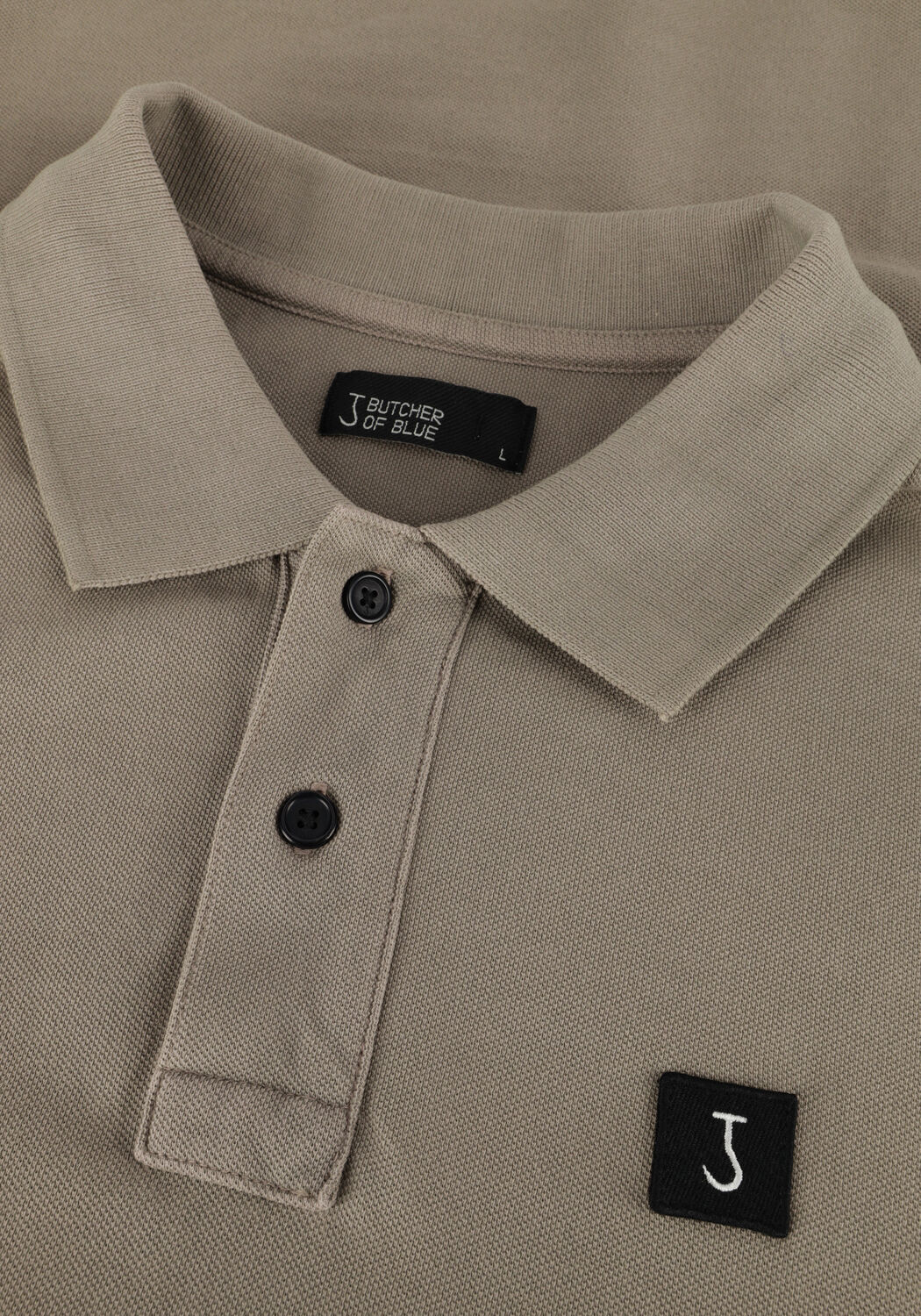 Khaki BUTCHER OF BLUE Polo ARMY PIQUE POLO - large