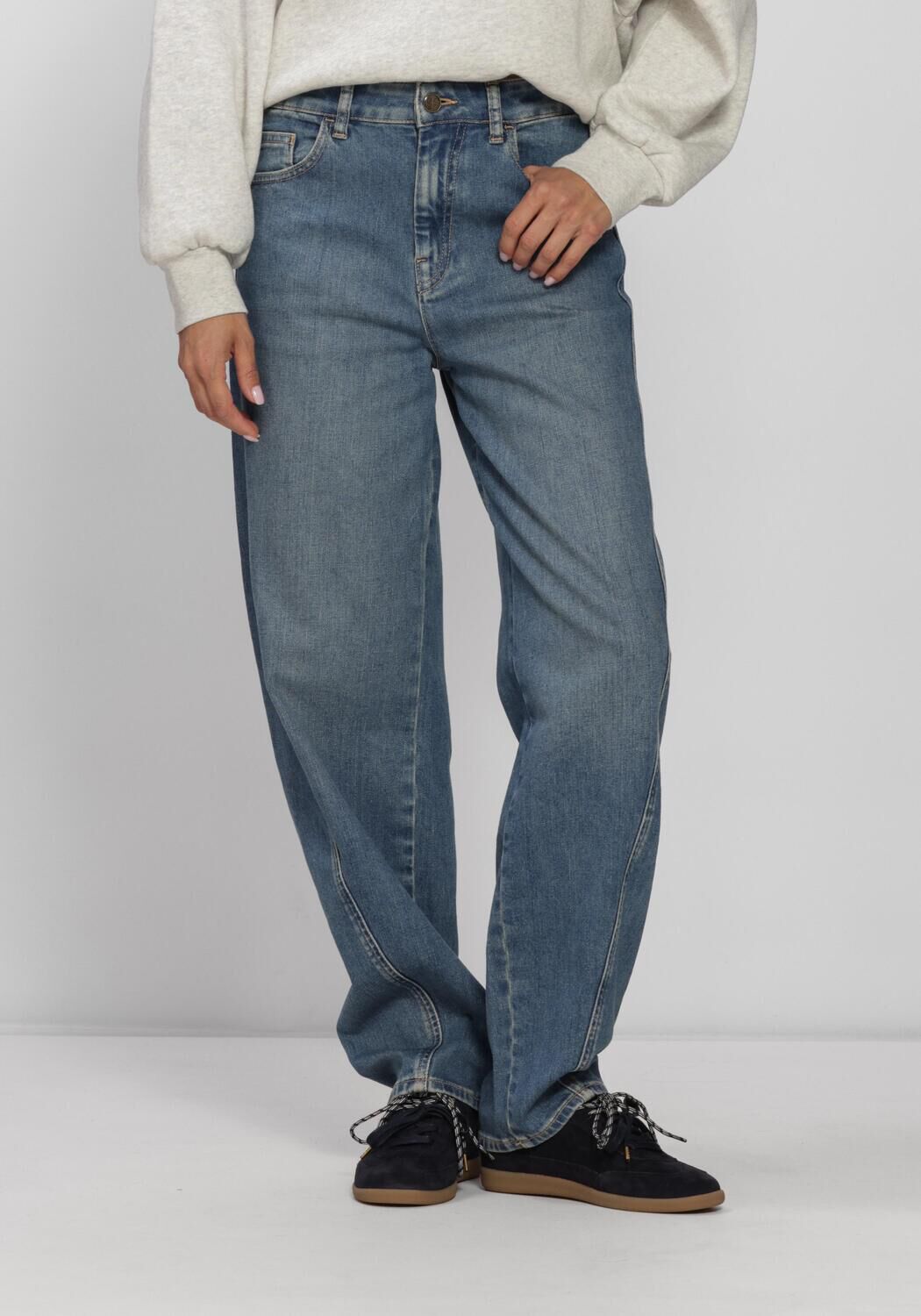 Blauwe BY-BAR Jeans BEGUM MID JEANS - large