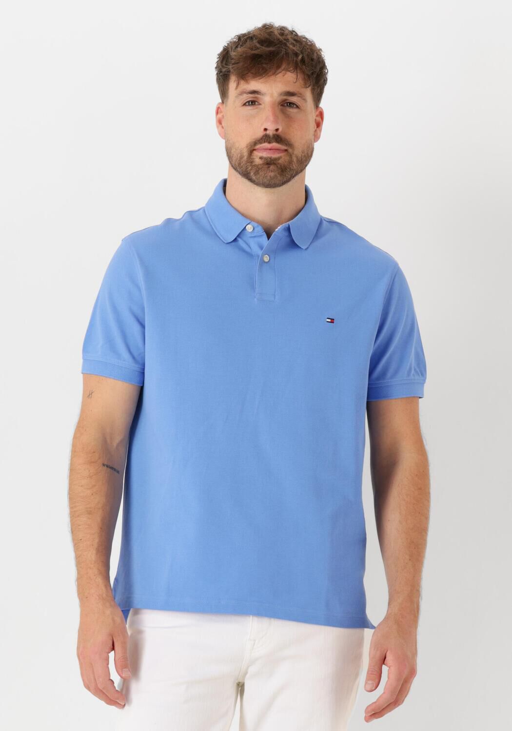 TOMMY HILFIGER Heren Polo's & T-shirts 1985 Regular Polo Lichtblauw
