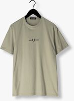 Groene FRED PERRY T-shirt EMBROIDERED T-SHIRT