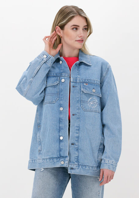 Lichtblauwe TOMMY JEANS Spijkerjas OVERSZD UTL JCKT BF8013 - large