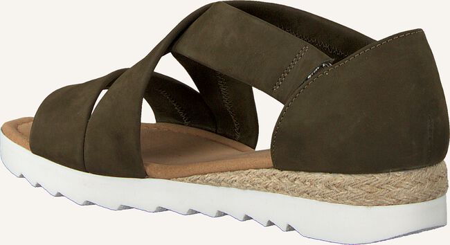 Groene GABOR Platte sandalen 711.1 Groene GABOR Platte sandalen 711.1 - large