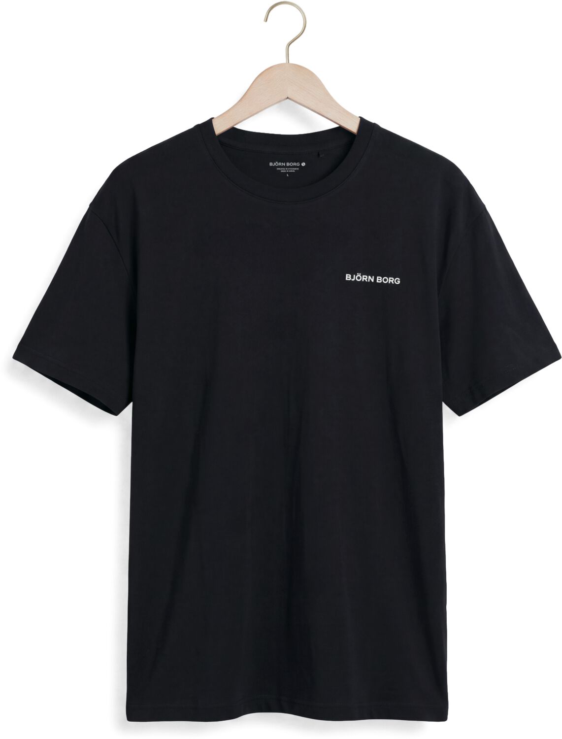 BJORN BORG Heren Polo's & T-shirts Borg Gym Oversized T-shirt Zwart