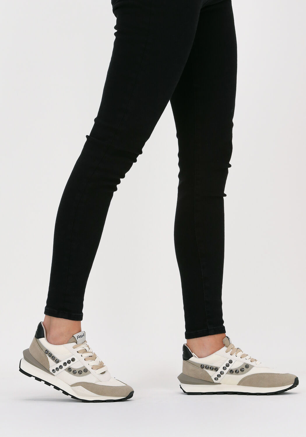 Witte ASH Lage sneakers SPIDER STUD - large