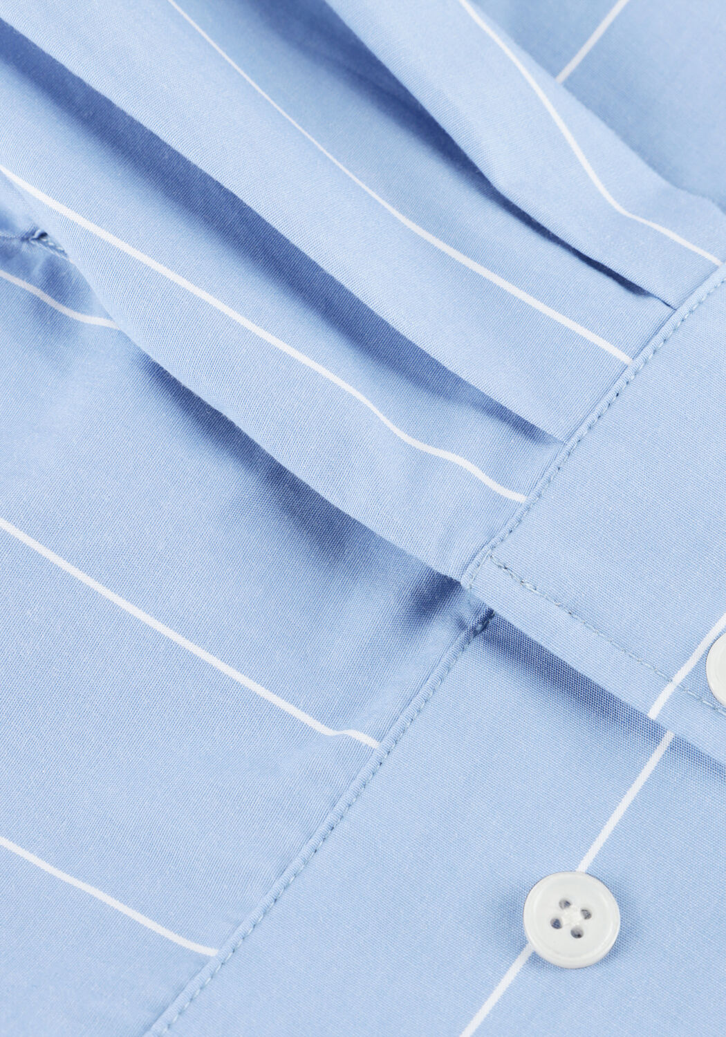 Lichtblauwe CATWALK JUNKIE Blouses DOUBLE PLACKET BLOUSE - large