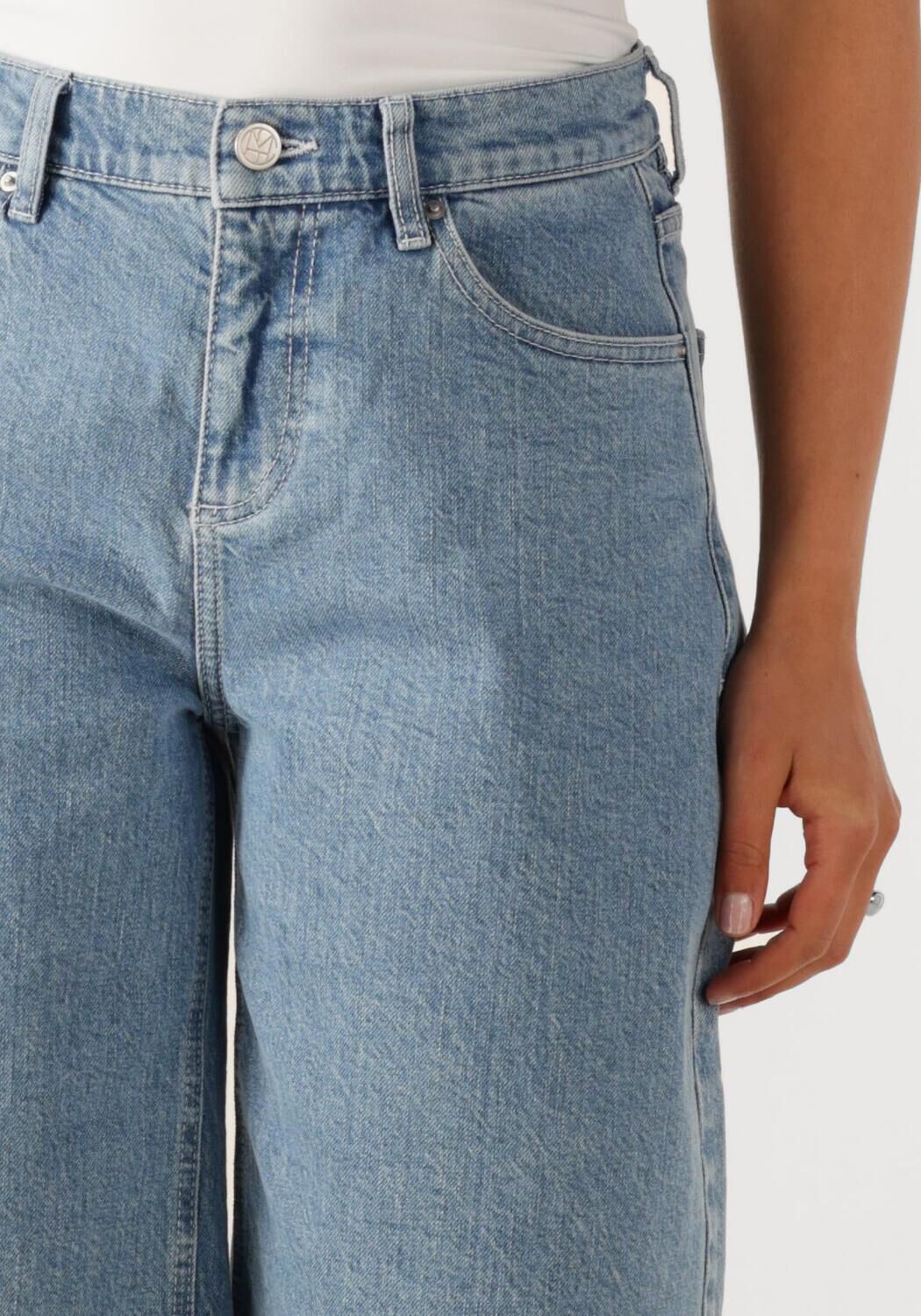 MSCH COPENHAGEN Dames Jeans Mschelida Ada Denim Shorts Blauw