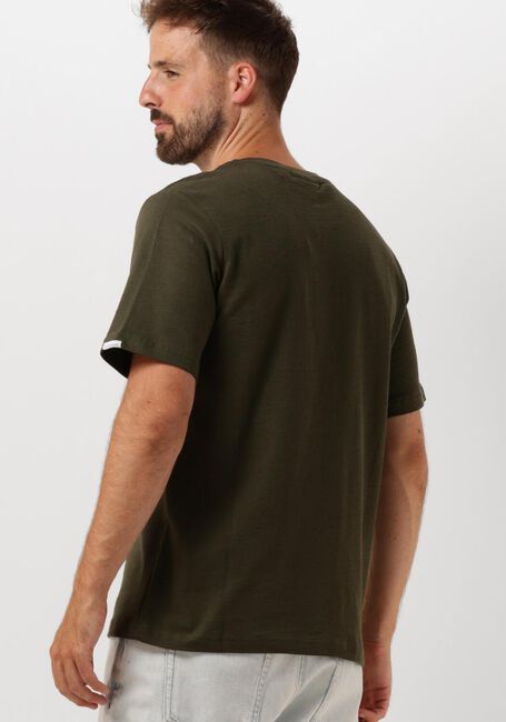 Donkergroene ANERKJENDT T-shirt AKKIKKI S/S STRUCTURE TEE - large